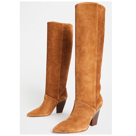 Tory Burch Shoes - Tory Burch 90mm Lila knee suede boots